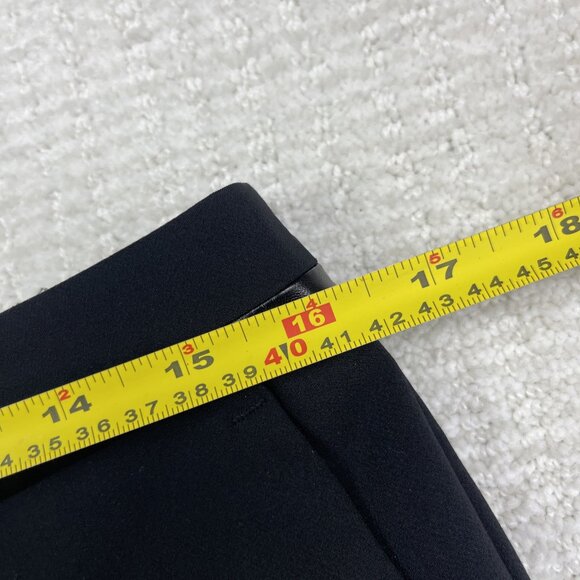 Zac and Rachel Pants Womens Size 6 Straight Flat Front Dress Black Business - Picture 5 of 8